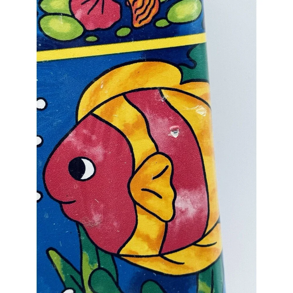 Vintage Scenic Fish Wall Border Paper 4 Rolls 20 Yards Total + Bonus 15 ft. New